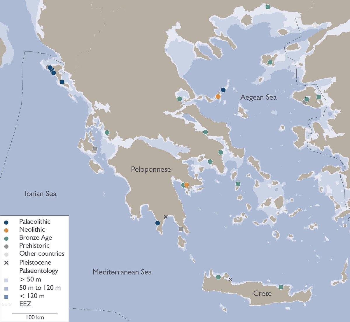 Greece: Unstable Landscapes and Underwater Archaeology   #OpenAccess  https://link.springer.com/chapter/10.1007/978-3-030-37367-2_19