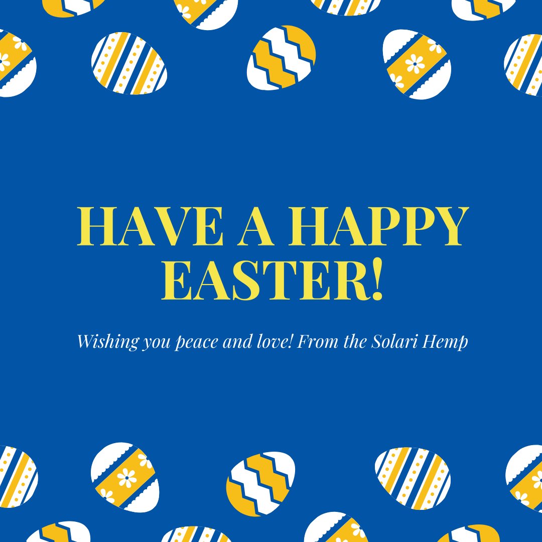 solarihemp's tweet photo. Happy Easter from Solari Hemp โ๏ธ๐ฐ
#livebetterwithsolari #solarihemp #solaricbd #coloradohempfarmers #hemp #cbd #allnatural #farmtoshelf #ilovesolarihemp #grownincolorado #allnaturalhempoil https://t.co/yPdsKvKwI1