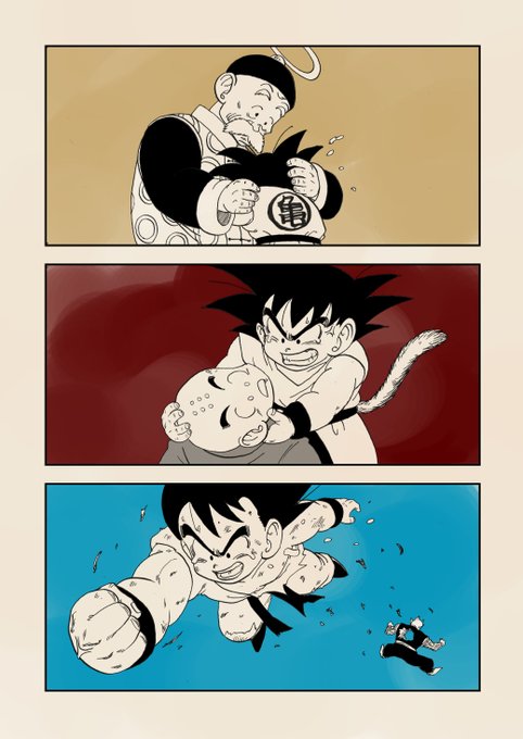ドラゴンボール 久しぶりに描いたがなんかバランス悪い 悟空の日 Marionの漫画