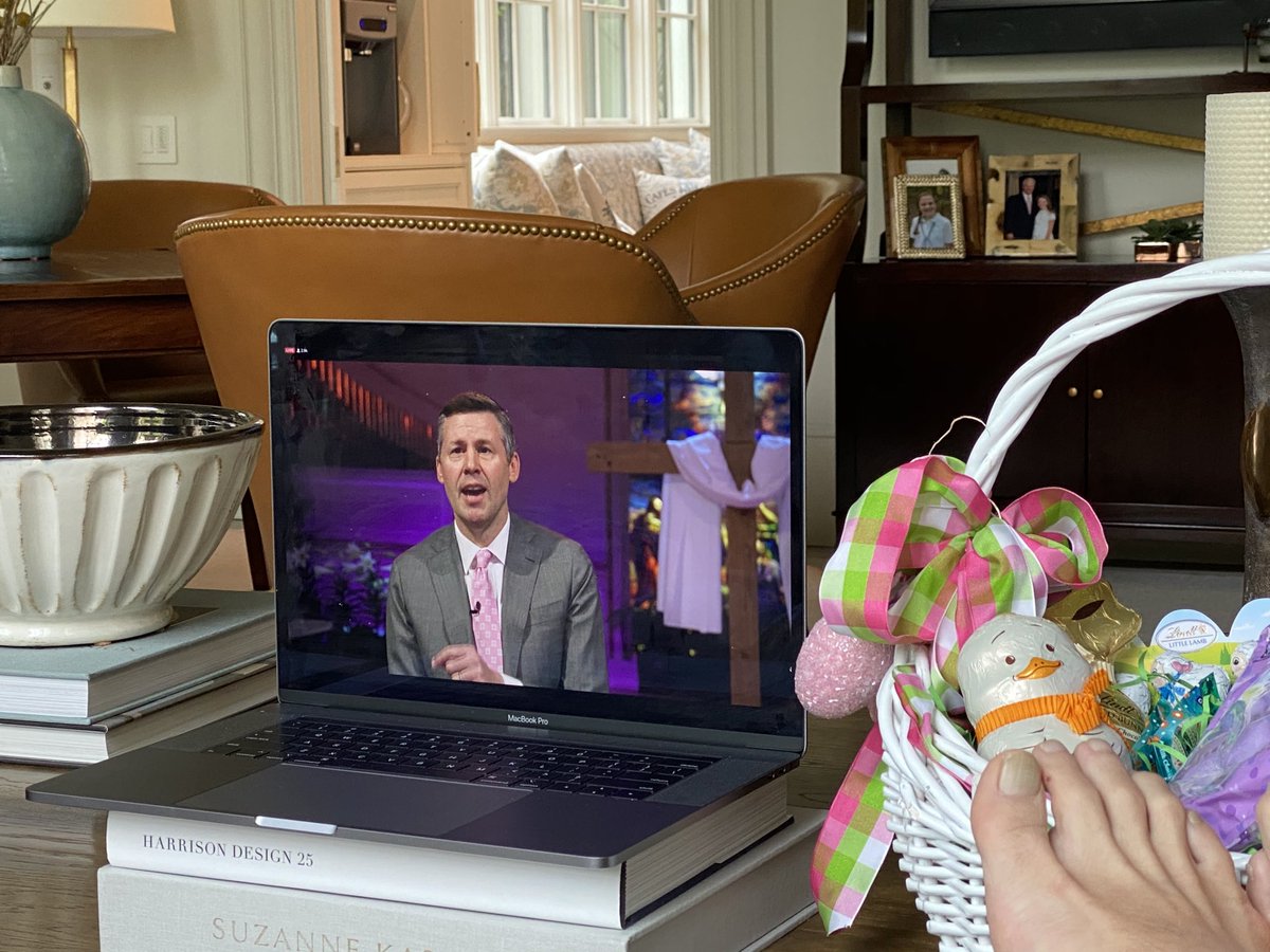 TomGarrett15's tweet image. We couldn’t go to God’s House this Easter Sunday but He certainly came to ours.  What an impactful online message to hear with my family.