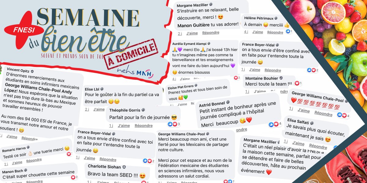 #BienÊtre | La semaine du Bien-Être à domicile arrive à sa fin. 
👉Bien-être, cohésion, partage et enrichissement personnel
👉Merci à l'ensemble des participants et des intervenants !
👉Pour voir et revoir les activités : rejoignez le groupe : bit.ly/39zZdxK