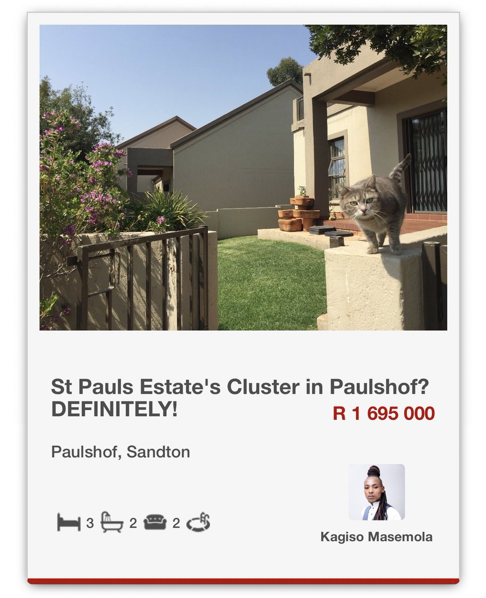 Sunday’s are Show house days so let me thread properties I have in & around fourways for people. Happy shopping Please feel free to RT, my next client might be on your TL 