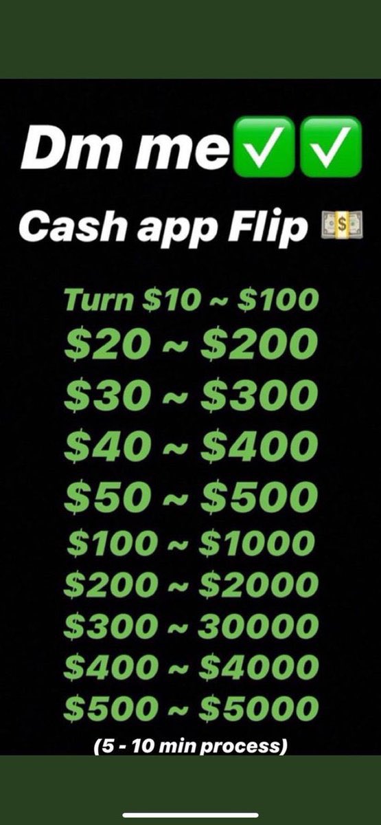 gameaccountshop's tweet photo. Doing cashapp flips now lets get rich together tap in
#cashapp #cashappflip #cashappfriday #cashappflipsaturday #cashappflipp #cashappflipmoney #cashappflipmoney #moneyfliper #money #getmoneynow #getmoney #freemoney https://t.co/95HCXtmsLZ