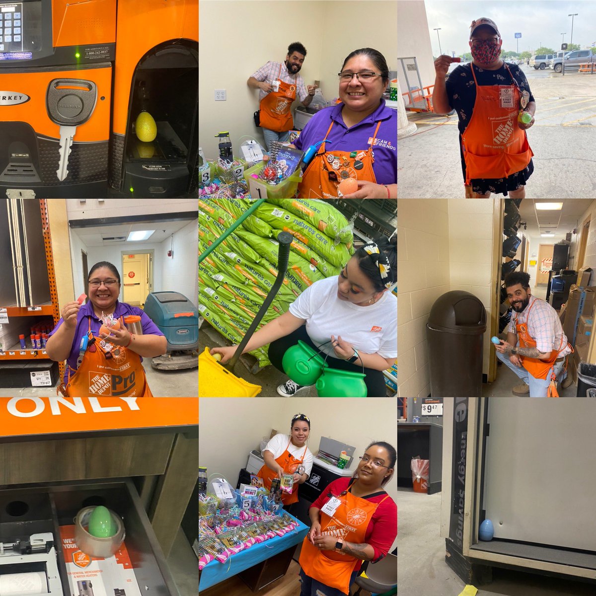 jessicaaleonn's tweet photo. thank you to everyone who participated in the 2020 #THD0580 easter egg hunt. congratulations to all the winners &amp; happy easter everybody ♥️💜🧡💚💛💗🌼🌸🐰🐣 https://t.co/ToL2n7oalk