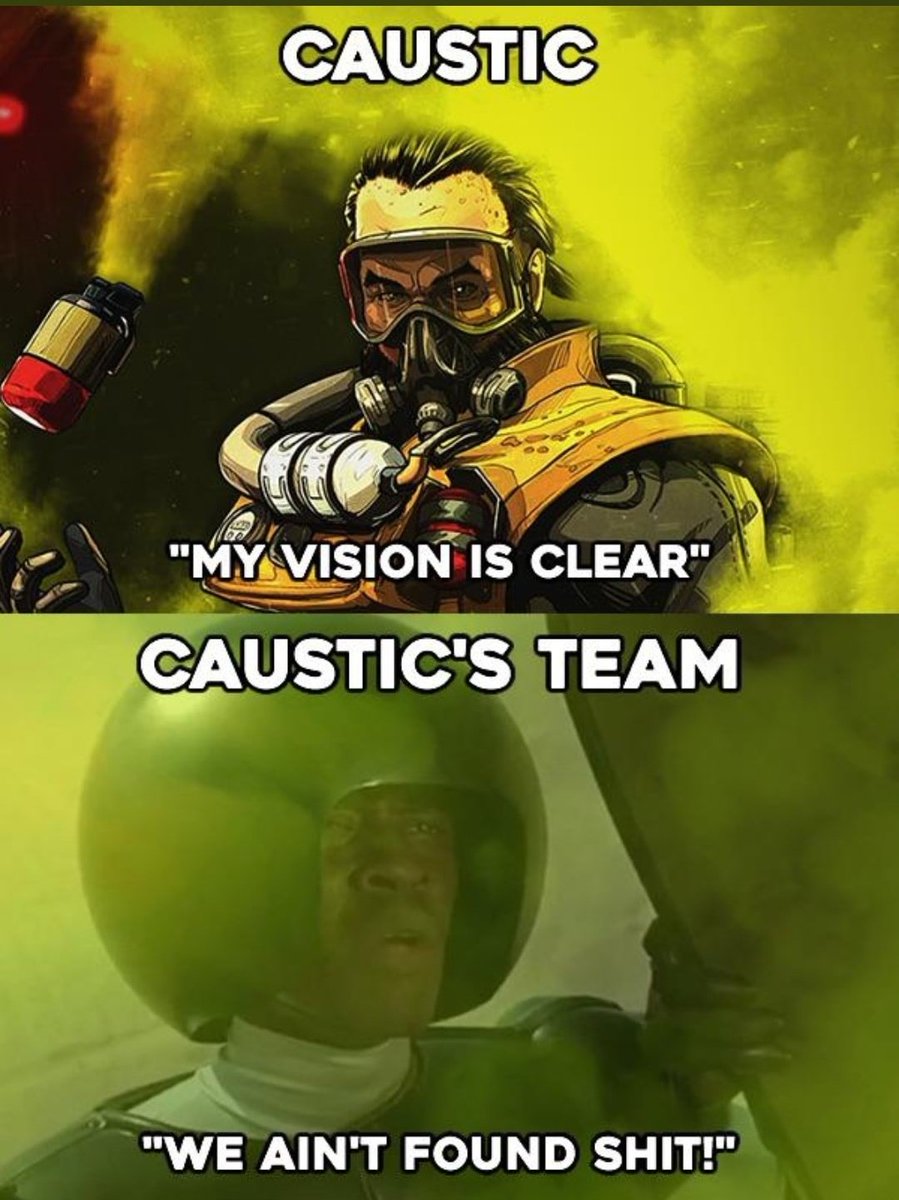 LoudOgGaming1's tweet photo. Lmmfao 😂😂😂😂 #Caustic #main #Atier https://t.co/UolsqCclOT