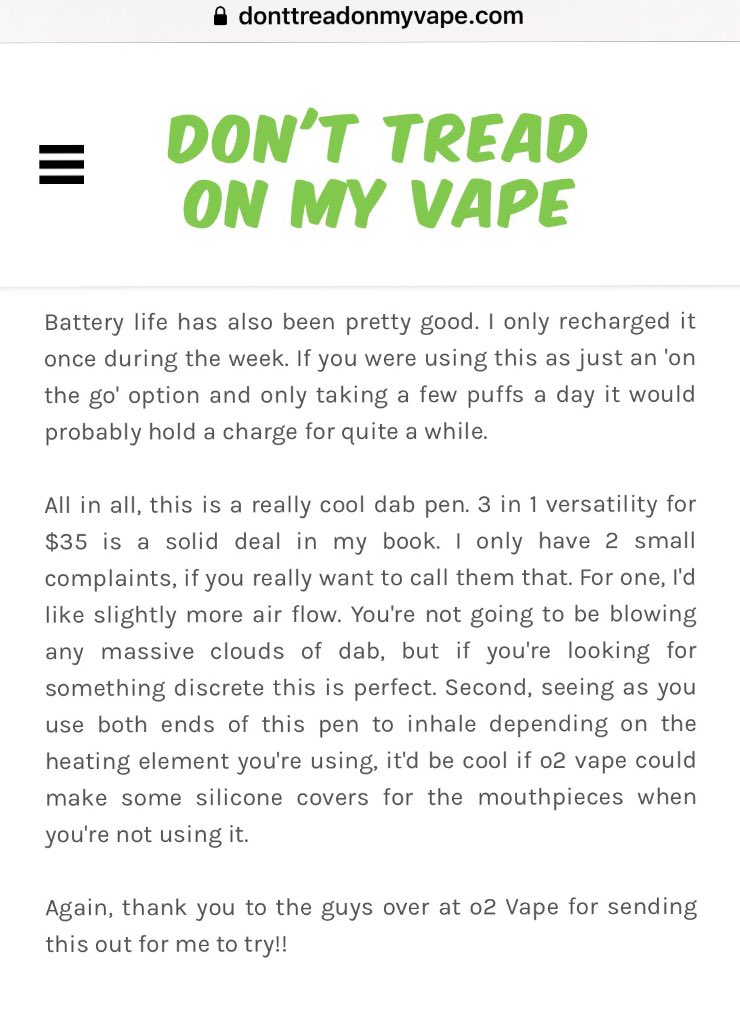 O2vape's tweet photo. @O2vape #DUOPRO vape review
🌟 🌟 🌟 🌟 🌟
https://t.co/DYxz6WaDyR
#vapeshop #vapefam #vapenation #vapefam #vapecommunity #cannabis #CannabisCommunity https://t.co/fqrbX6Iqeb