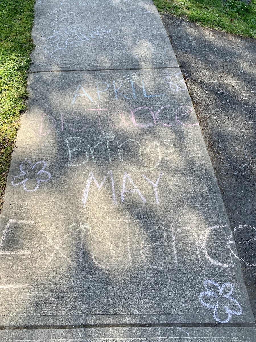 wweicker's tweet photo. “April Distance Brings May Existance” - Unknown #COVID19 https://t.co/SwAMC4ibtv