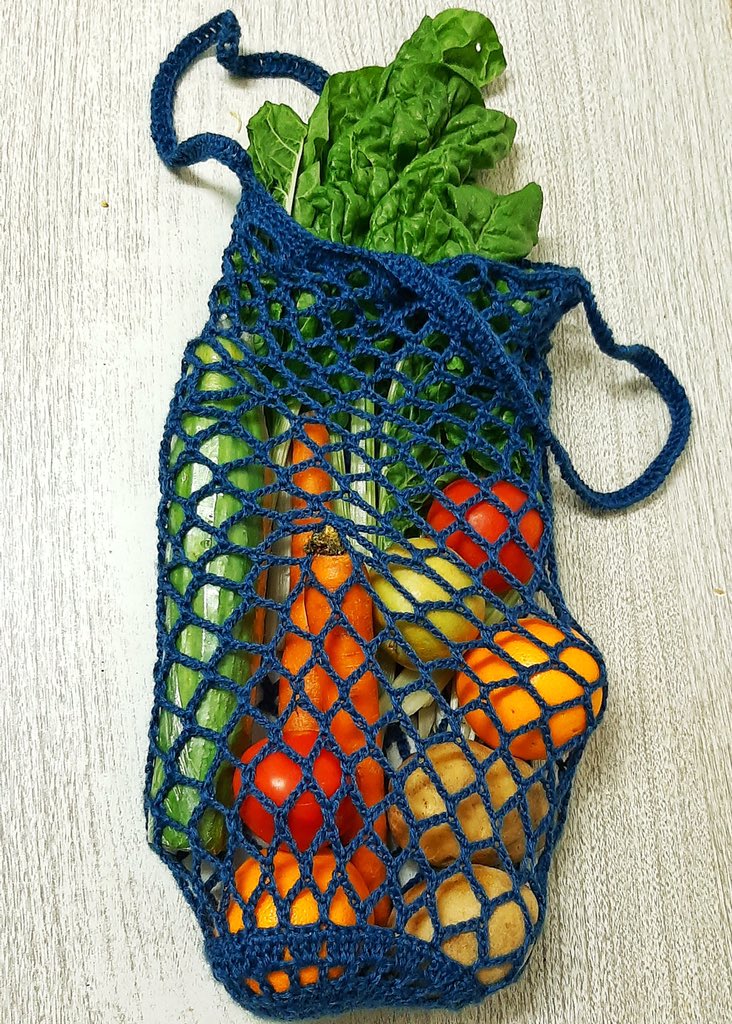 21 Days of Crochet.A French Market Bag.