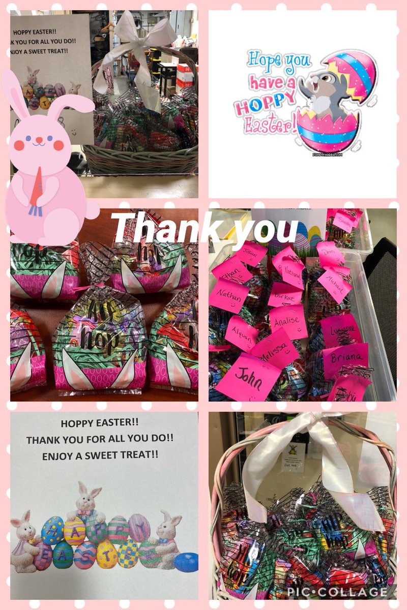 Thank you Sue taking care of our Associates. Happy Easter from 0942. <a href="/suep0942/">Suzanne Piontkowski</a> <a href="/wilkie_cindy/">Cindy Wilkie</a> <a href="/KimberlyRickert/">Kimberly Rickert</a>