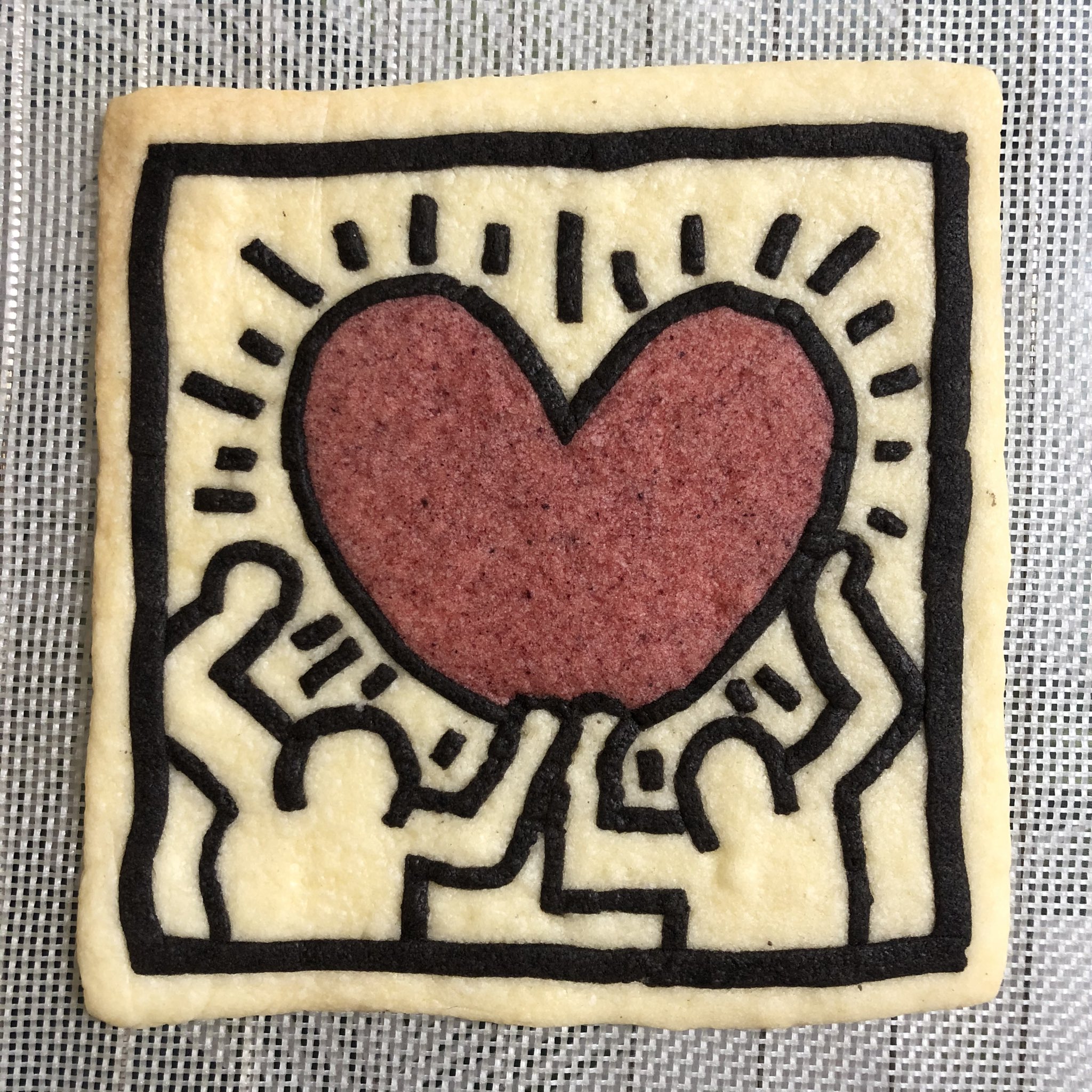 Izuyo キースヘリングの ハートのクッキーを焼きました 14 Cm 14 Cm クッキー生地のみで作りました キースヘリング Kiethharing ハート クッキー 絵画クッキー T Co Zj0ylt4gp8 Twitter