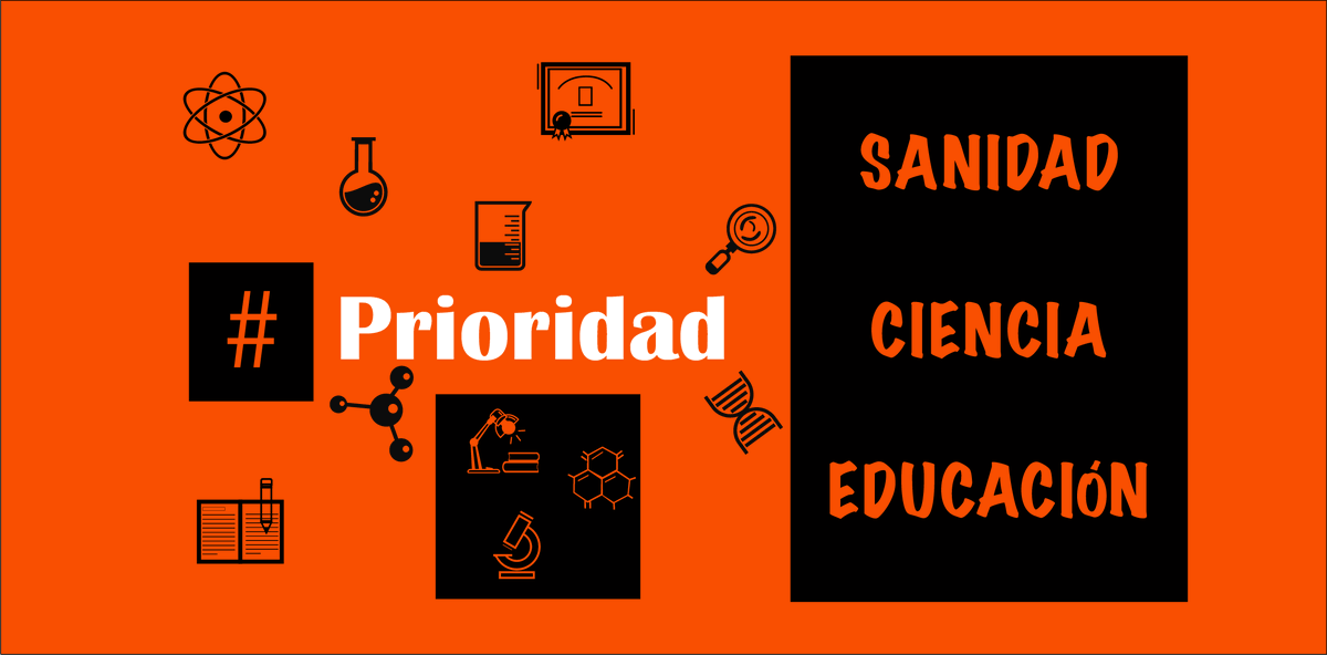 danielgomcab's tweet image. #PrioridadSANIDAD
#PrioridadCIENCIA
#PrioridadEDUCACION
Es obligatorio que esto llegue a tod@s, y que después de la crisis NUNCA se les olvide a nuestros Gobiernos. Estos son 3 pilares para superar con garantía la mayoría de problemas de nuestra sociedad. Abro mini hilo👇