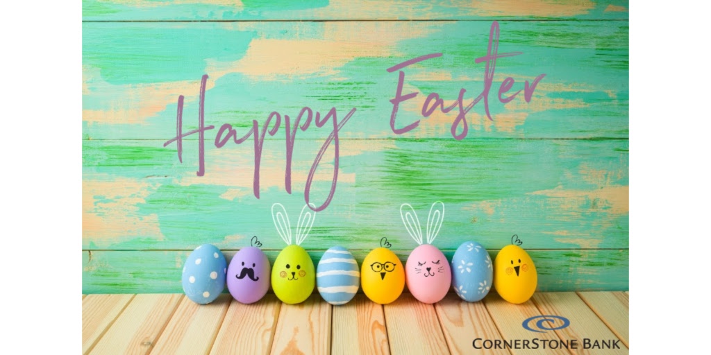 CornerstoneNDSD's tweet image. From all of us at Cornerstone Bank, we wish you a safe, healthy, and Happy Easter!

#NOTGENERIC #happyeaster
