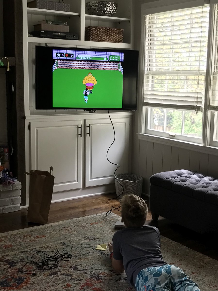 justingreen2851's tweet photo. How is it that my son can play vids with a 20 button controller, yet can’t get past 1-1 in SMBros. and legitimately told me #NESClassic  King Hippo was impossible to beat!?!?  Tune in for the next tale from... the #QuarantineChronicles https://t.co/xd9QB1QGH4
