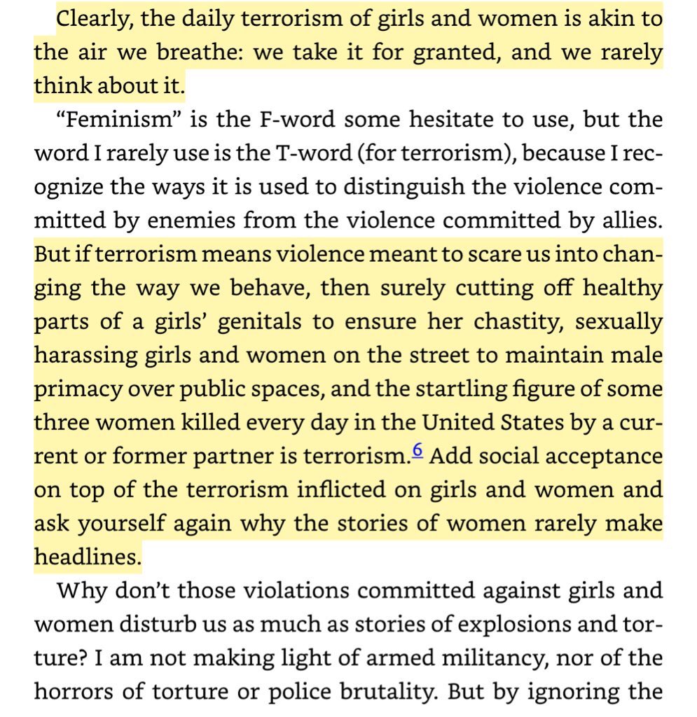 I rarely use the word “terrorism.” It is loaded and politically biased. But I DO USE it to describe violence vs women.Remember that before  #COVID19, there was a global pandemic long ignored - violence vs women.