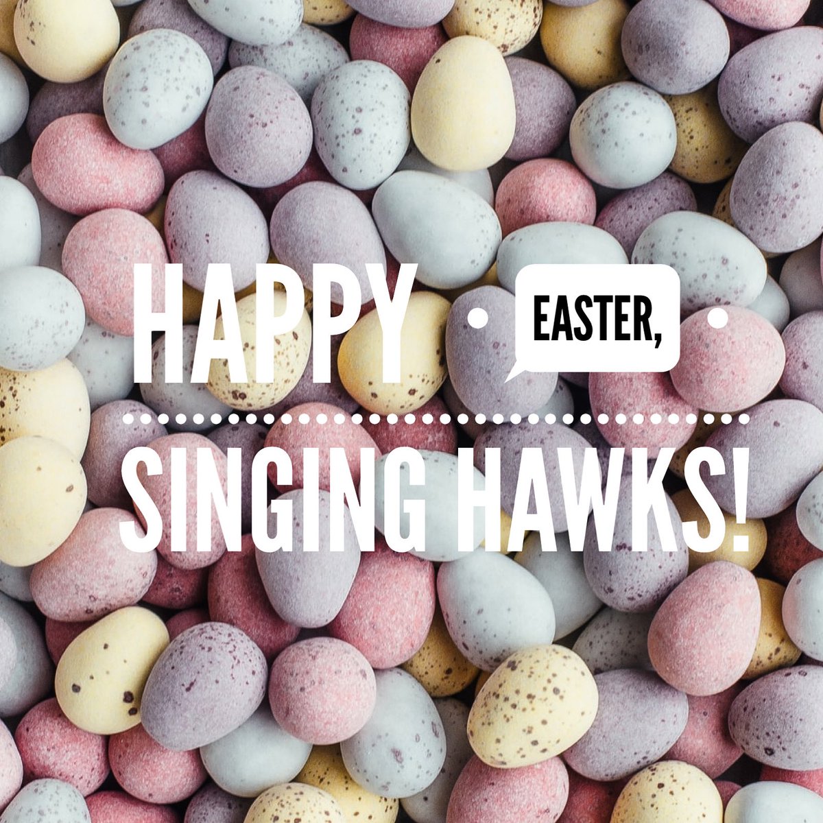 singinghawks's tweet photo. Happy Easter to our Singing Hawks and their families! We hope you are having a beautiful (indoor) Easter Sunday with your loved ones! #singinghawks https://t.co/RqAXvO5RRz