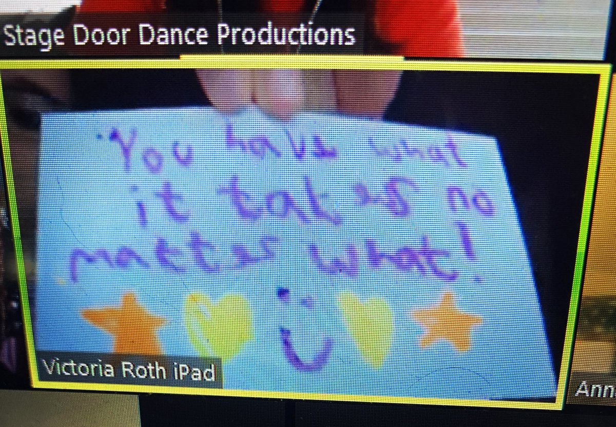 stagedoordance's tweet photo. The perfect message for the season. Thank you Victoria (age 9) for sharing powerful and inspiring words as a part of this week’s Service Society! https://t.co/ZpHbRMTMWB