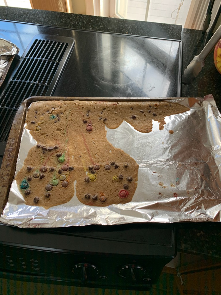 eats_rob's tweet photo. Quarantine cookies! This is what happens when @RobShap444 runs out of milk. https://t.co/oqRruLVUlv