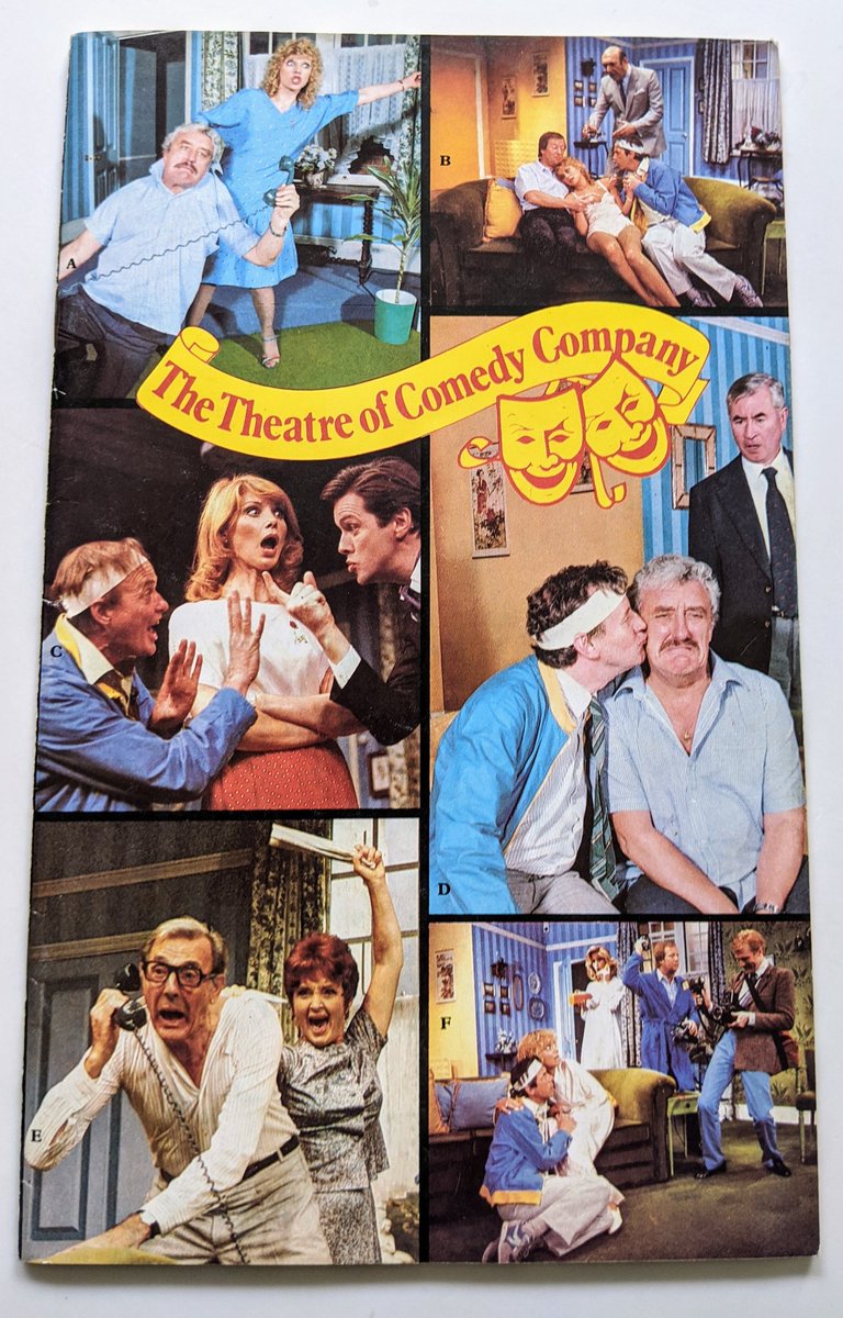 MorrisBrightMBE's tweet photo. Found the programme from one of my trips to see @TheRayCooney's Run for Your Wife in the West End. As you can see from the images, the wonderful #TimBrookTaylor was a cast member during its long run. This cast included @Robin_Askwith and @iancullentv https://t.co/SC7ilDEDo2