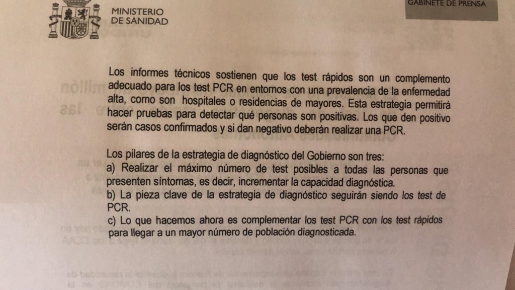 manuelfdezjaen's tweet photo. @AndaluciaJunta @JuanMa_Moreno Un minuto desde la ultima propuesta de unidad de @sanchezcastejon. Poquito has tardado en meter un puyazo manipulado. La guía de test diagnósticos está aprobada por la comisión de alertas, en la que están todas las CCAA. Te la recuerdo, junto a la información del @sanidadgob https://t.co/FzkNSBw2Cd