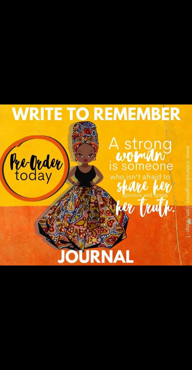 sistersdoingmor's tweet photo. https://t.co/6J5ChvSPU7

Journaling is a positive way to release your daily thoughts.  It's a great way to release things we feel we can't tell anyone else.  It's a form of therapy! Get your copy today and get one for your mom,  daughter or, bestie. Let's get back to Self-Care. https://t.co/93mTqaNCZJ