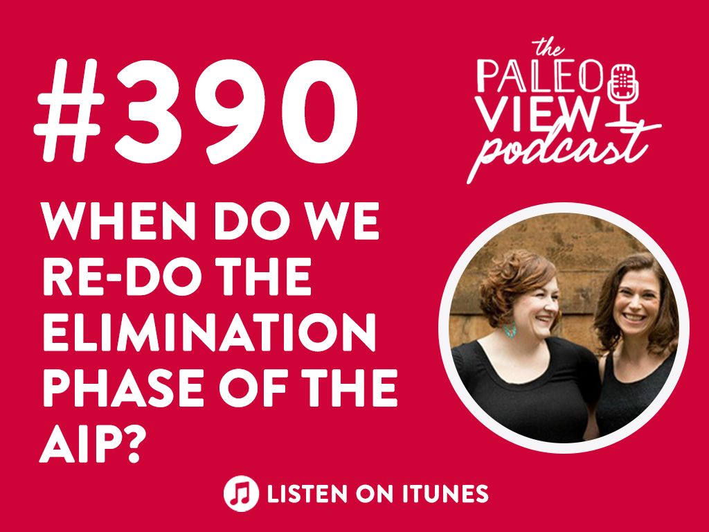 The Paleo View Podcast #390, we address a listener’s question on how to handle setbacks along an AIP journey.
thepaleomom.com/podcast-elimin… #thepaleoviewpodcast #AIP #eliminationdiet #thepaleomom