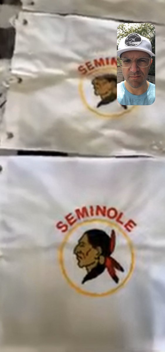 joshuacfsmith's tweet photo. Seminole Head Pro Bob Ford sent us some flags for a FlagBag to get back to show his members about 10 days back. @FlagBagGolf @macdonald_golf THIS IS GONNA BE AMAZING!! @AlanShipnuck @MattGinella #FaceTimecollaboration https://t.co/lCL7TydQx0