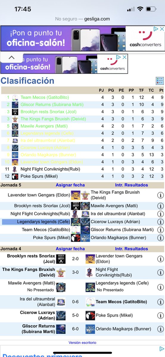 DraftKingsleag's tweet photo. Asi esta la clasificacion despues de la jornada 4! El team Mecos de @GatitoBito900 va en cabeza conseguira mantenerse en lo mas alto?? https://t.co/93AOcfsI9v