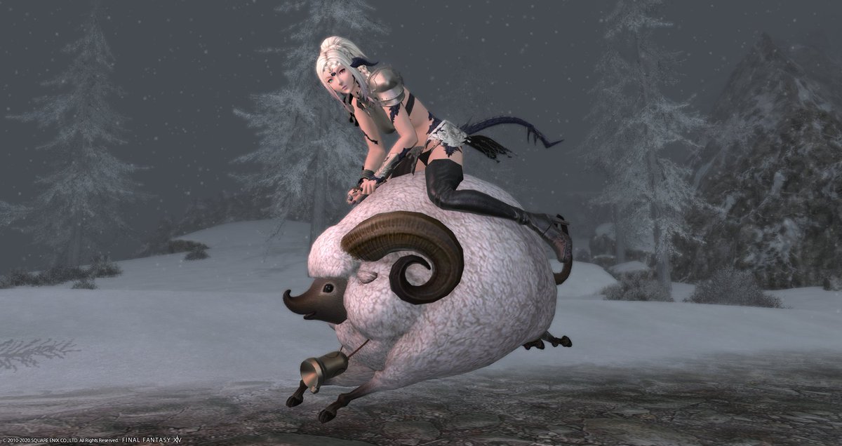 EilliVor's tweet photo. Such a cutie ♥ #ff14 #FF14 #gpose #FF14mount https://t.co/abXbQyexeR
