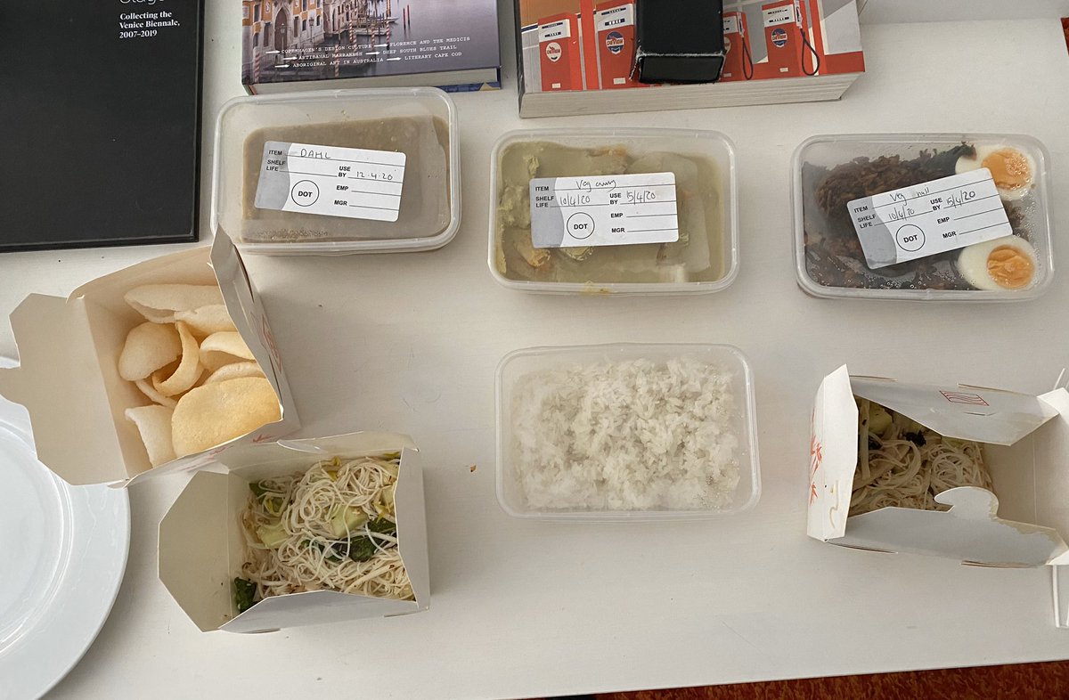 What do I try first?!? If you’re in #Glasgow please check out @julielincooks <a href="/JuliesKopitiam/">Julies Kopitiam</a> ! Good to support pals and local businesses ! And I’m defo going to freeze some for later and not eat everything in one go. Yup... promise 😇 #SofaSunday