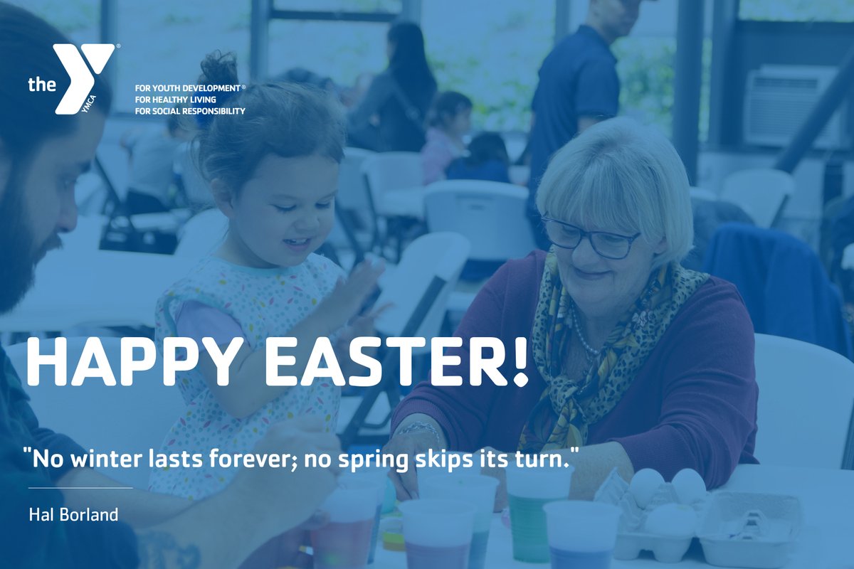 stonestownymca's tweet photo. May your Easter be filled with brightness and joy! https://t.co/mnFxrbu9NH