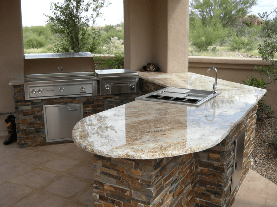 SRLandscape's tweet photo. Are you considering adding an outdoor kitchen to your existing landscape? Contact us for a residential landscape design consultation by calling (520) 623-0421  https://t.co/AB4GqnTIIZ https://t.co/iGvEa8MaLI