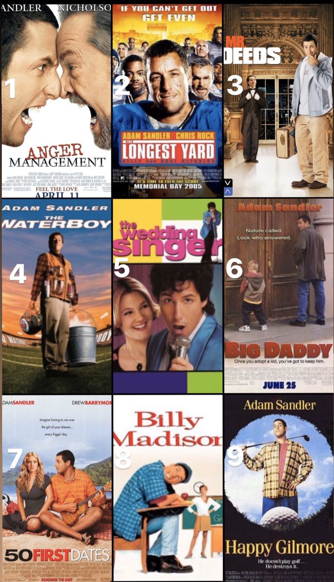 MarkPalmTree's tweet image. You can only keep 3 @AdamSandler