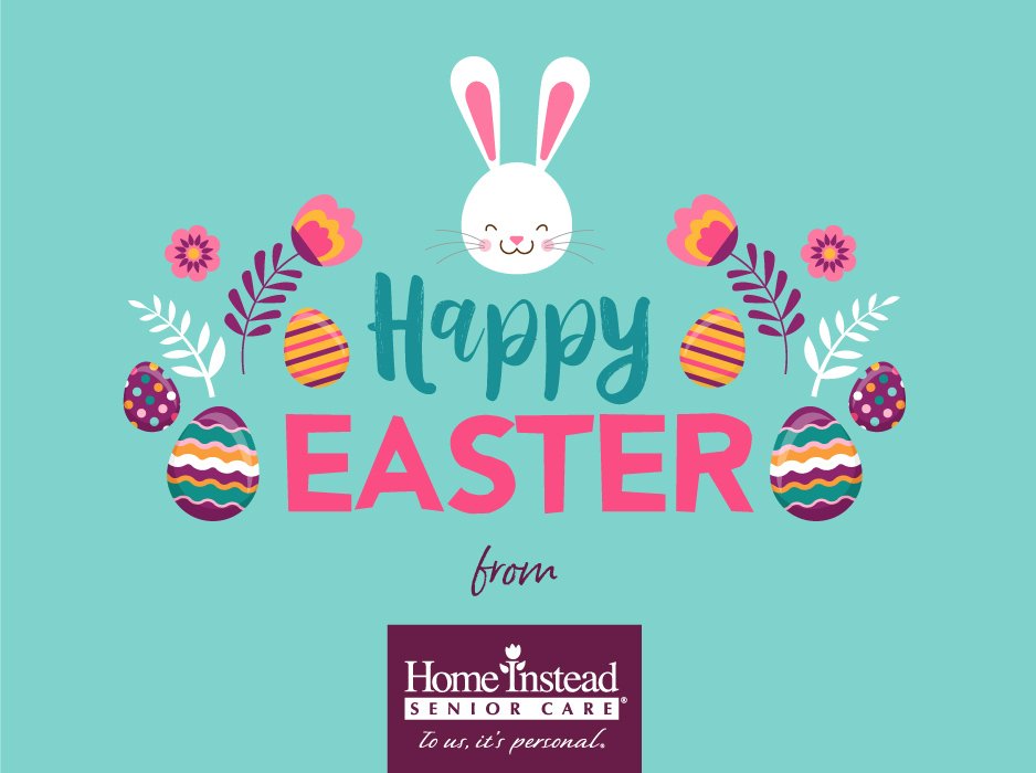 Happy Easter Sunday from everyone at Home Instead Cowbridge, Pontyclun &amp; Pontypridd. Thank you to our incredible CAREGivers who are currently working to ensure older people in our community get the care they deserve. Let’s continue to do our bit at #StayHomeInstead. #YouCanCare