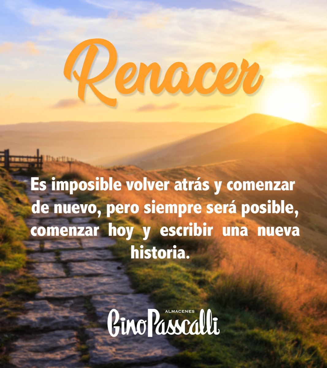 GinoPasscalli's tweet photo. Es imposible volver atrás y comenzar de nuevo, pero siempre será posible, comenzar hoy y escribir una nueva historia.

#EstamosContigo #Fe #Colombia #Esperanza #FelizDomingo #Renacer https://t.co/4ZtCpxVBR7