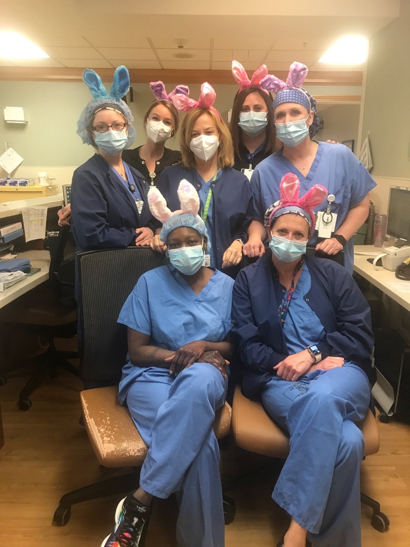 My sister Mary and her fellow heroes at <a href="/DoylestownHlth/">Penn Medicine Doylestown Health</a> are sacrificing their Easter to take care of others in our community. To all of our healthcare workers in our community and across the nation, we thank you and we love you!