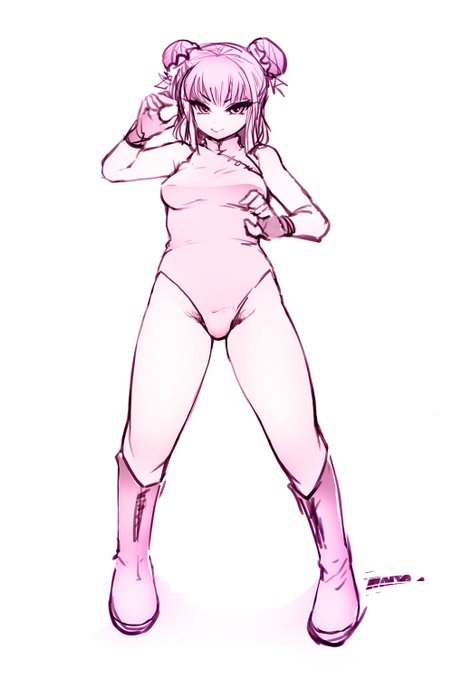 寝る前に1枚描こうかと思ったけどやっぱり過去絵貼って描いた気になって寝る 