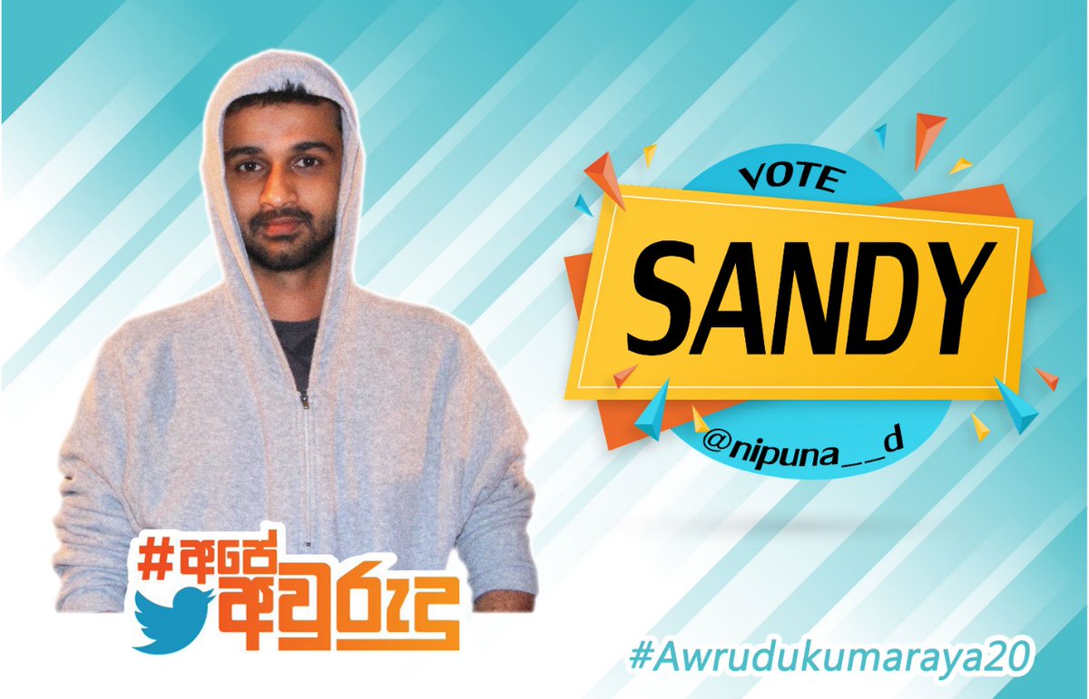 ImrazAJ's tweet photo. I pledge support for sandy 😏
#Awrudukumaraya20
#ApeAwurudu
#voteforsandy https://t.co/Lw0YlOGWax