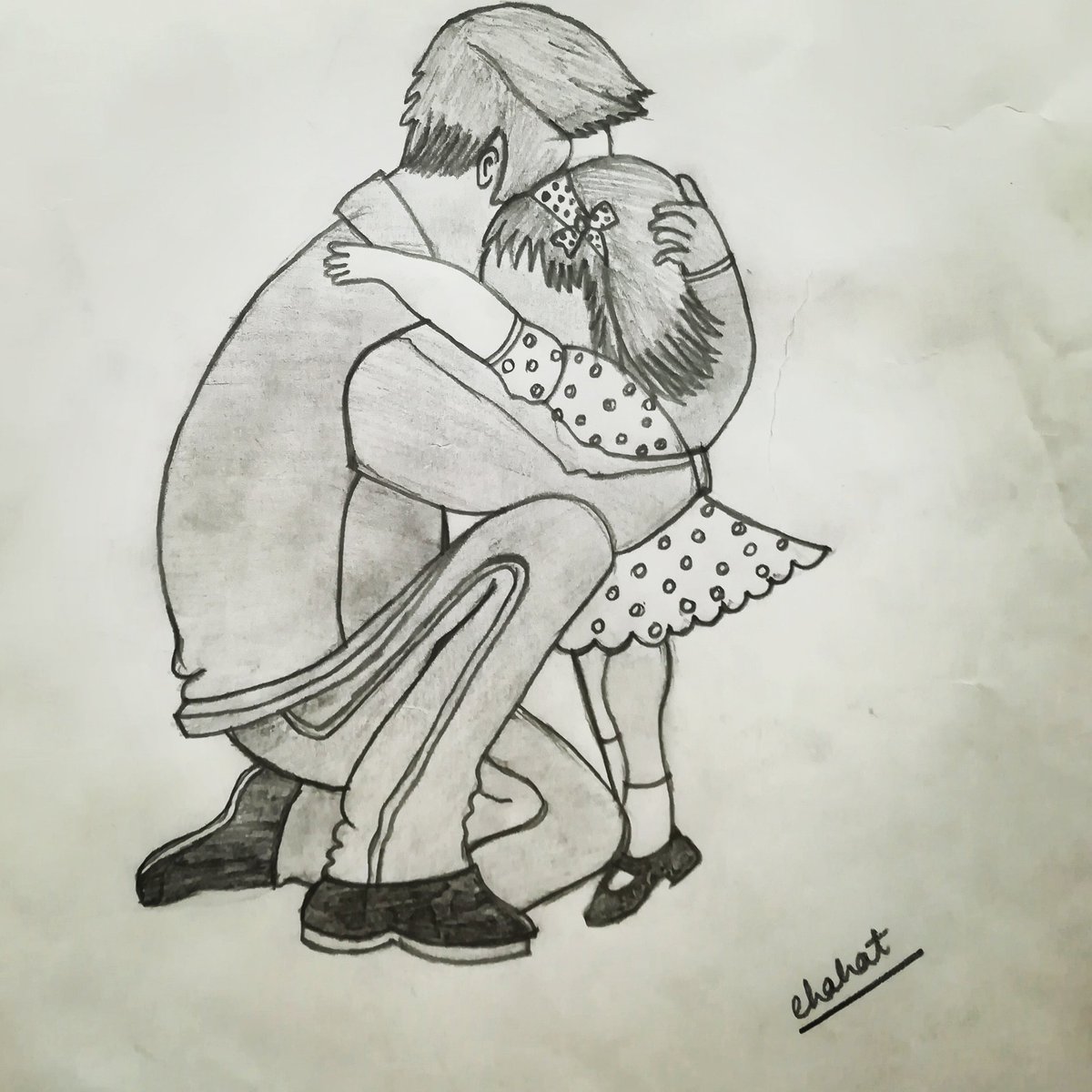 Chahat26 on Twitter: "#IndoorIcon @ICICIBank Father - daughter sketch  https://t.co/BWVsS9JI7b" / Twitter