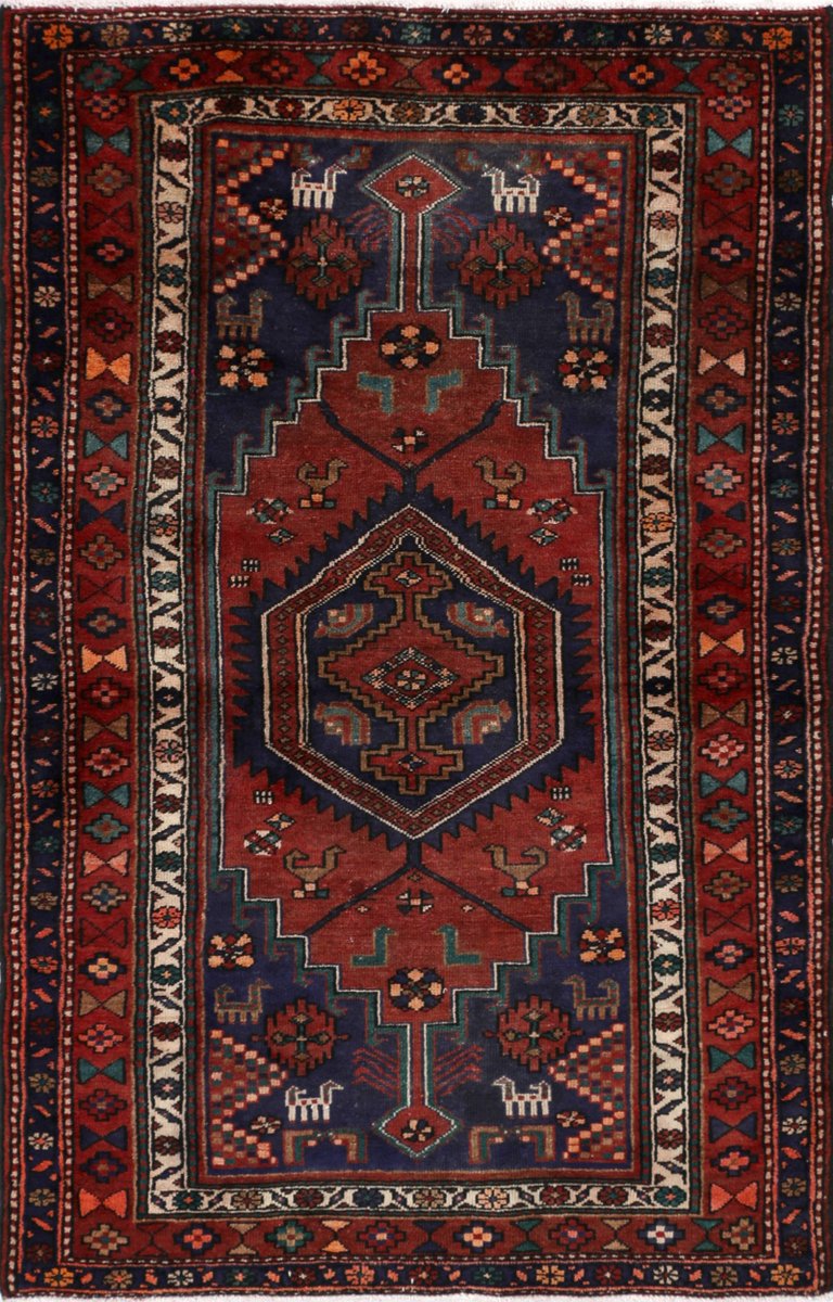 "Baluch" are a Khorasani type of carpet mostly made in the cities of Herat and Mashhad. The carpets are often small with lively patterns, and praying carpets are common. The dominating colours are red, brown and dark blue. Left pic Mashhadi Baluch, right pic Herati Baluch.