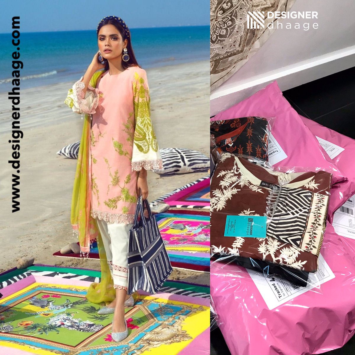 #Eid2020 orders going out now! 📦Have you  got your #eidoutfit sorted? 🌐 order online at designerdhaage.com/collections/sa…
.
.
.
.
#pakistanidesignerdresses #pakistanifashion #pakistanidesignerwear #ilford #ilfordlane #greenstreet #southall #mariab #sanasafinaz