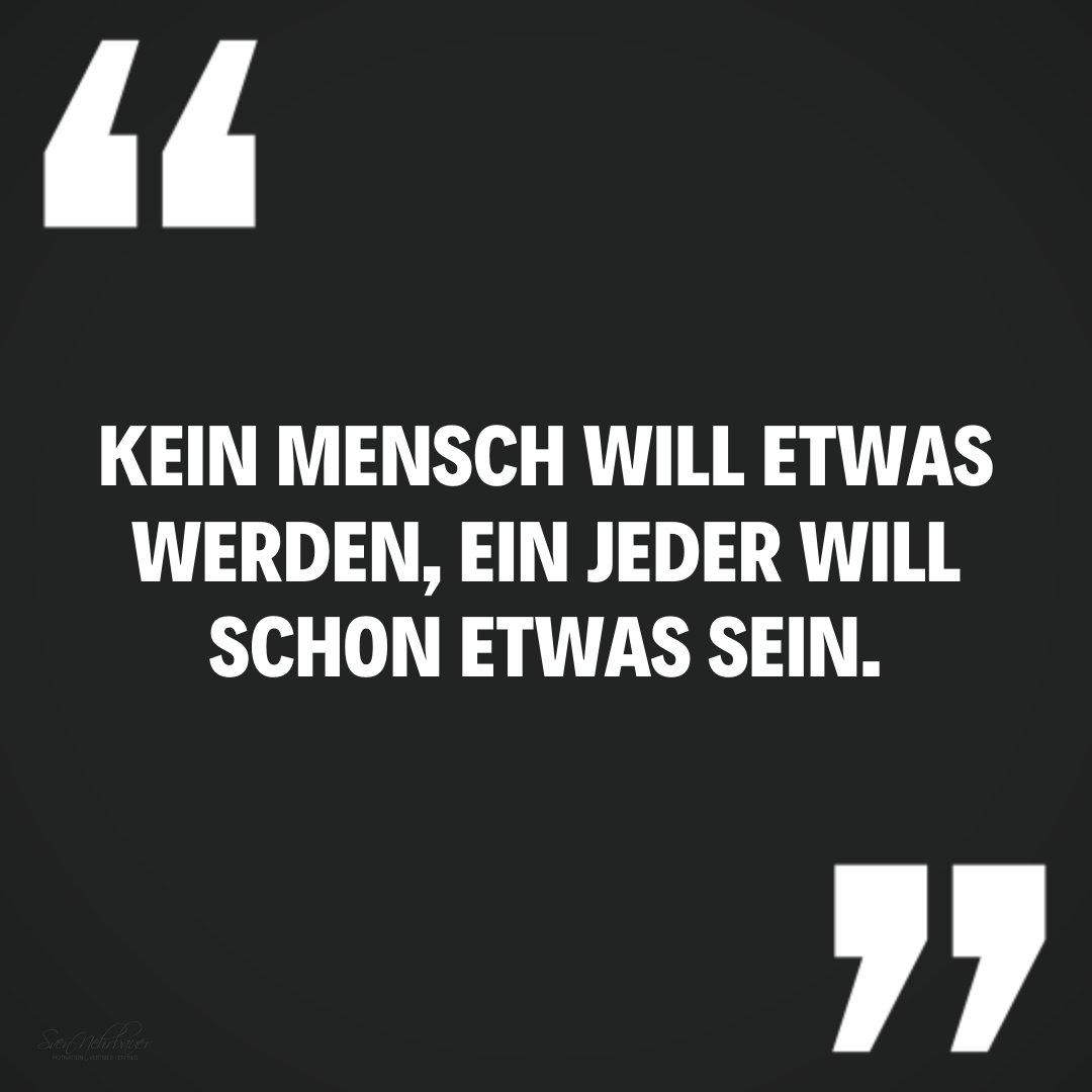 💥 KEIN MENSCH WILL ETWAS WERDEN, EIN JEDER WILL ETWAS SEIN.

Warum gibt es gerade heute so viele Menschen, die meinen, dass ihnen das Glück einfach so zugeflogen kommt? 

#unternehmerdenken #spruchezumnachdenken #sprüche #erfolgreichesleben