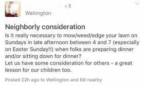 bestofnextdoor's tweet image. Lol remember last year when this whole neighborhood was fighting cuz someone mowed their lawn on Easter