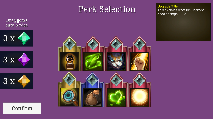 maybelatergames's tweet photo. NEW update pushed for #NoOffenceBut, since it's #SundayRoast time! Added the Upgrade mechanic - earn gems and unlock perks to help you progress further! #gamedev #indiedev #indiegame #gaming https://t.co/bwyh299nNY