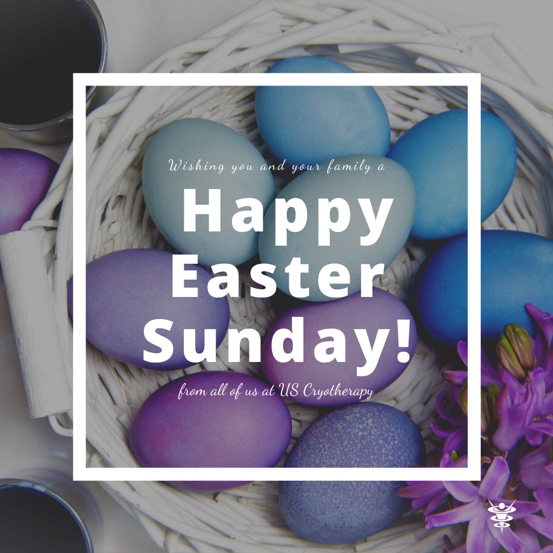 USCryotherapy's tweet photo. This Easter will look a little different in our photo albums and family memories. Regardless, we want to wish all of you a Happy Easter and hope it's filled with lots love, smiles and support even if it may be via FaceTime. 💙🐰 #togetherApart https://t.co/tsYEv5KCfs