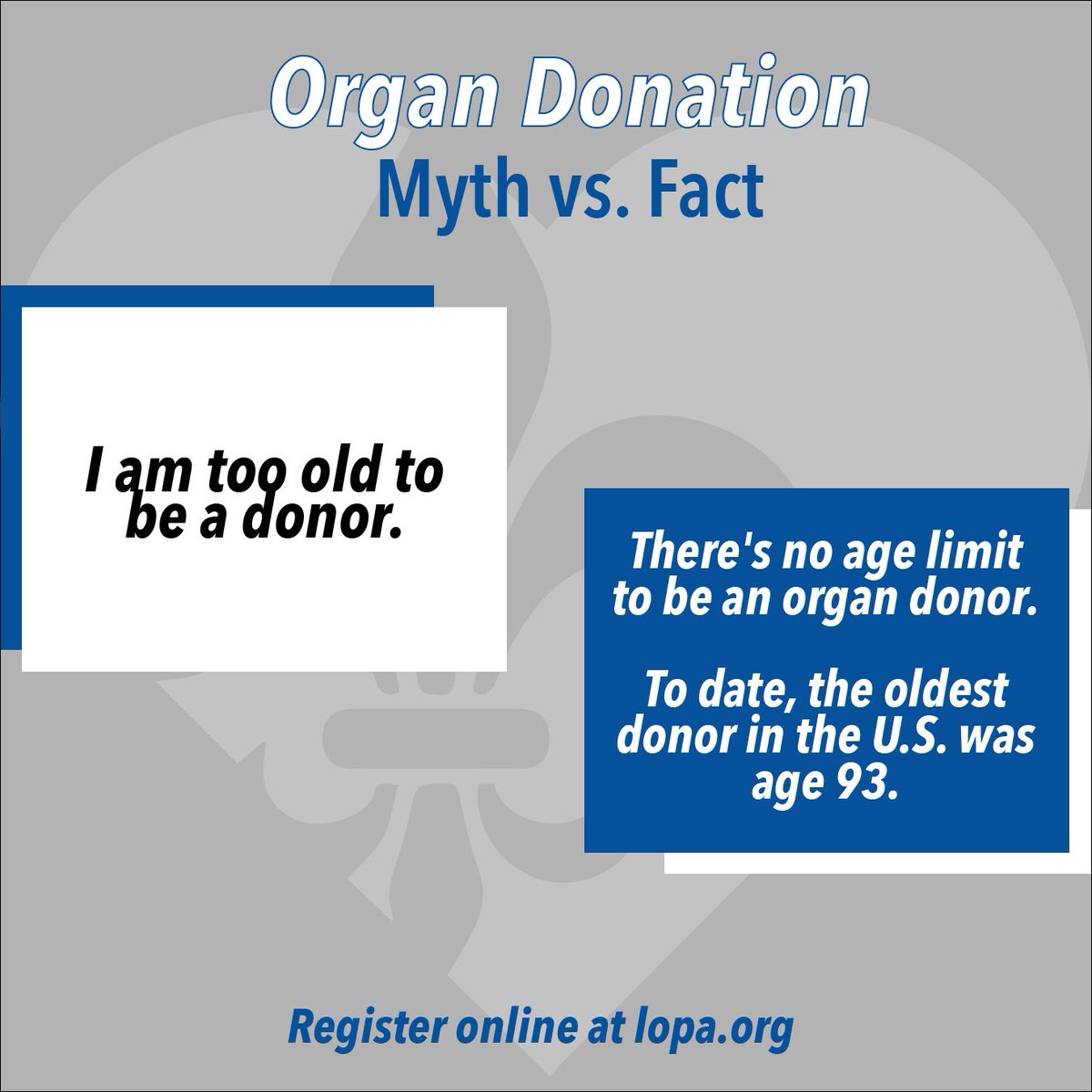LSUempowered's tweet photo. Happy Easter from empowered! Here’s our friendly reminder to stay safe and remember the facts about organ donation! 💚💙 https://t.co/GUGmh8ul4L