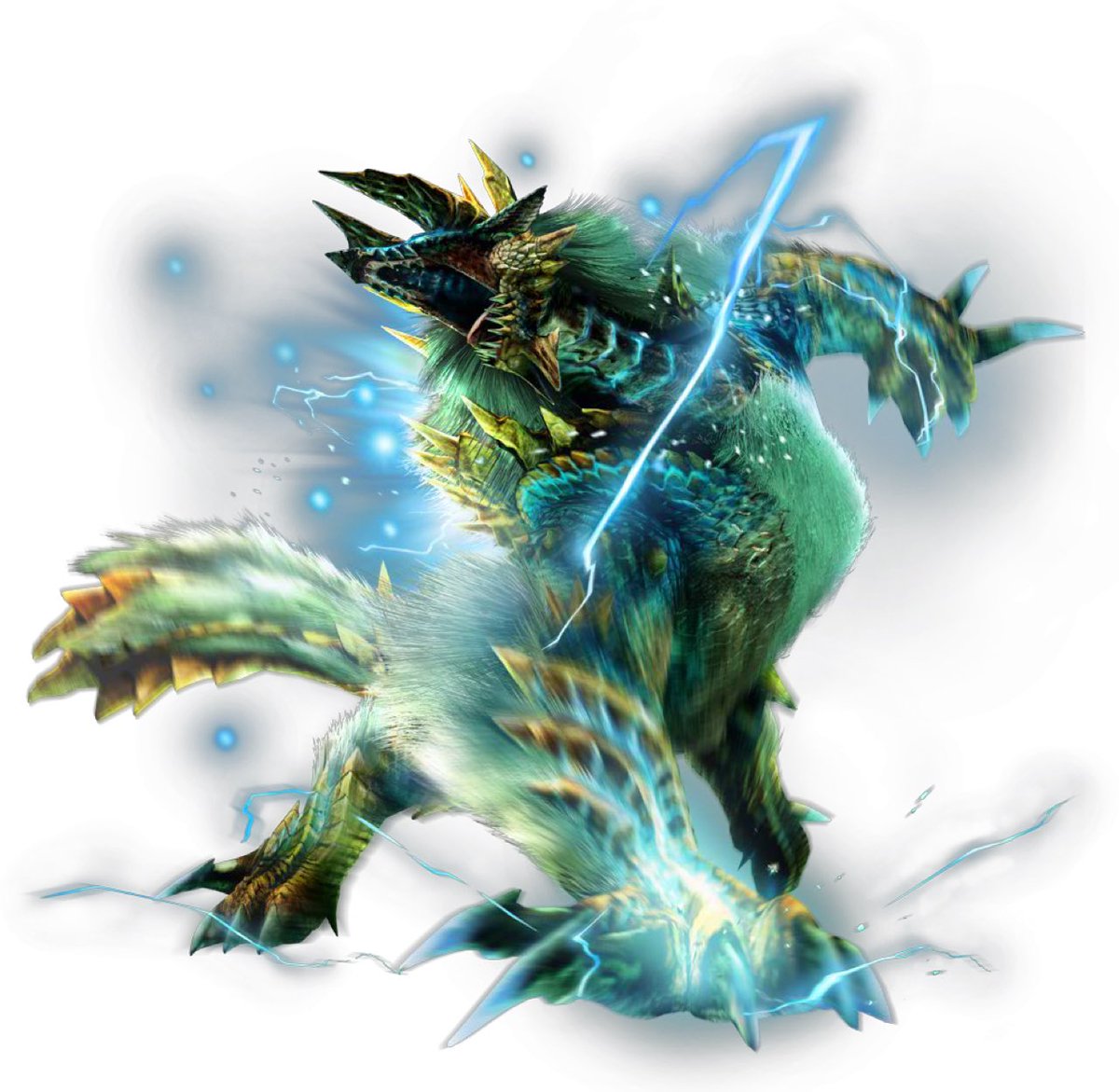 The most intimidating intro cutscene for Zinogre came from 4U.It begins with a scene of his long deadly claws and a flash of lightning before Zinogre heads to the area you start at.
