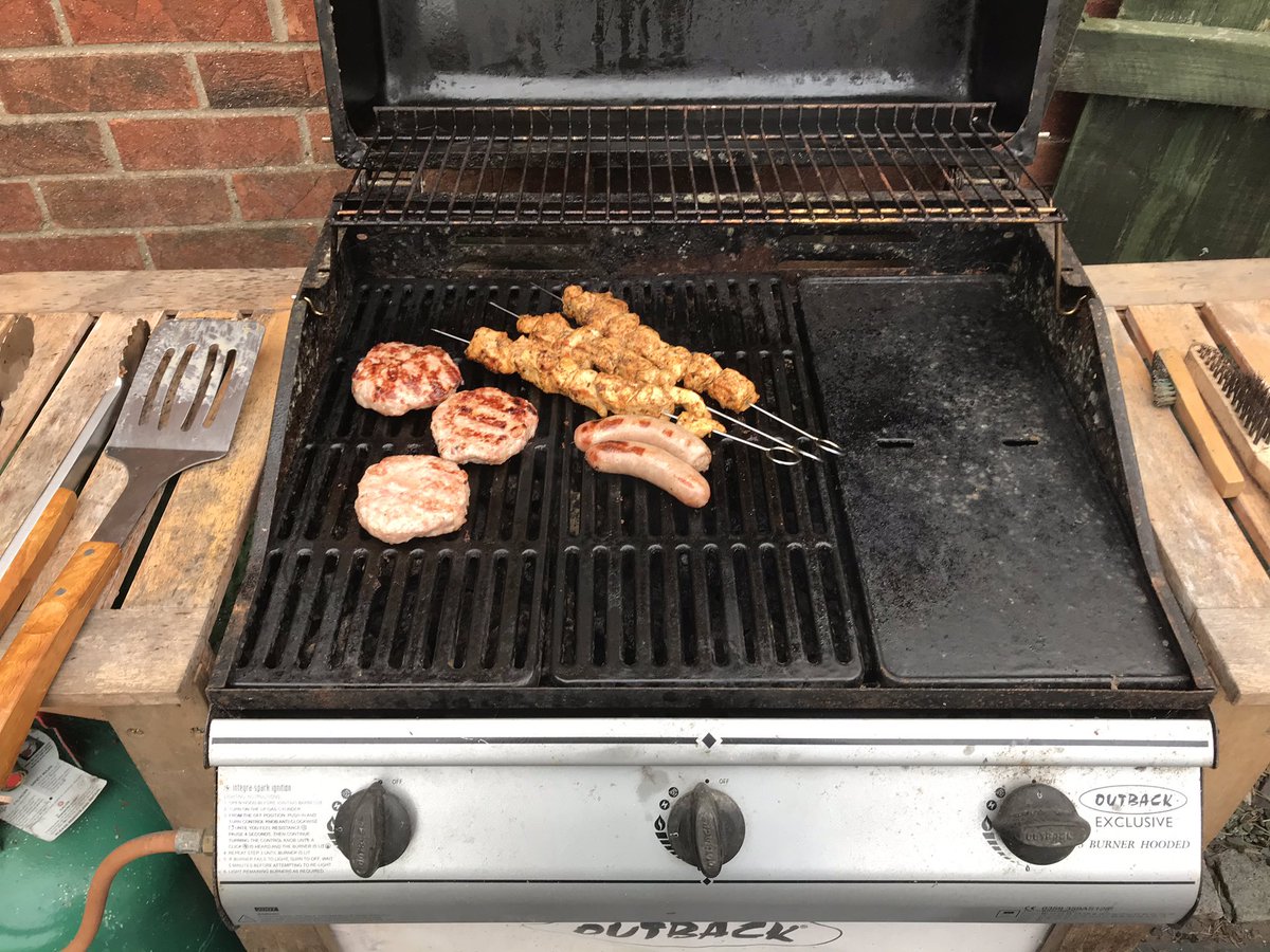 jcarlyon's tweet photo. #lockdown #bbq , not quite the Sunday dinner we normally have but needs must! #outbackbbq @outbackbbqs https://t.co/cgqpMJSyjP