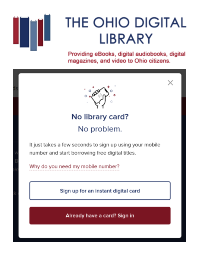 PiquaLibrary's tweet photo. Did you know you can access  #TheOhioDigitalLibrary without a #librarycard? You only need your mobile phone # to borrow #eBooks, #audiobooks, + more!
#PiquaLibrary #ThisIsPiqua #LovePiqua #PiquaOhio #digitalmagazines #libbyapp #ohiodigitallibrary #visitusonline https://t.co/DLk68RPKI1