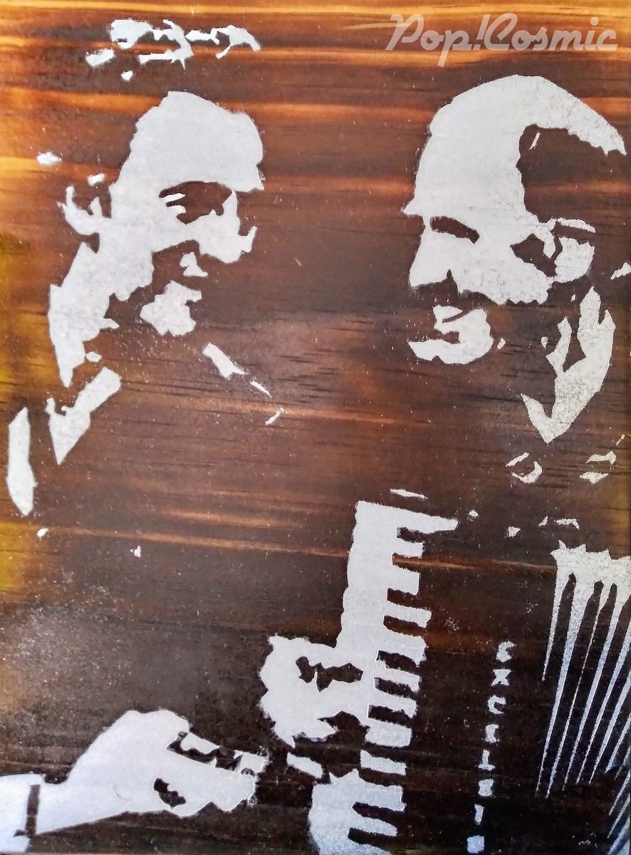 Two more pieces for my #brucespringsteen and the #EStreetBand Collection. #GarryTallent and #DannyFederici wall art.
