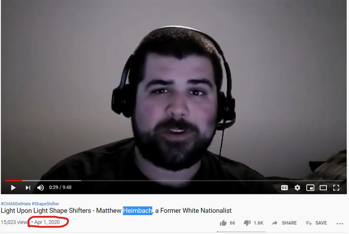 Matthew Heimbach was involved with NatSoc CC (now rebranded as the Global Minority Initiative) until March 3rd, on April 1st, he declared he was no longer a white nationalist via a Light Upon Light broadcast.